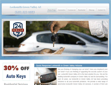 Tablet Screenshot of locksmithgreenvalleyaz.com